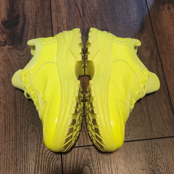 Chunky Lug Neon Sneakers - Picture 5 of 16